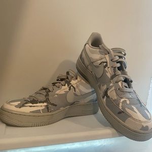 Nike Air Force One - Reflective Light Grey Camo